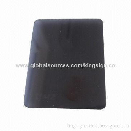 Black acrylic plate